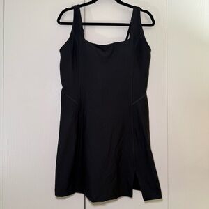 NWT Abercrombie YPB Sculptlux Mini Dress Active Athletic Square Neck